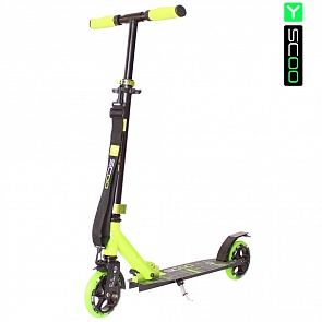 Двухколесный самокат Y-Scoo RT 145 City Hong Kong New Technology, зеленый (Y-Scoo, 5755rt)